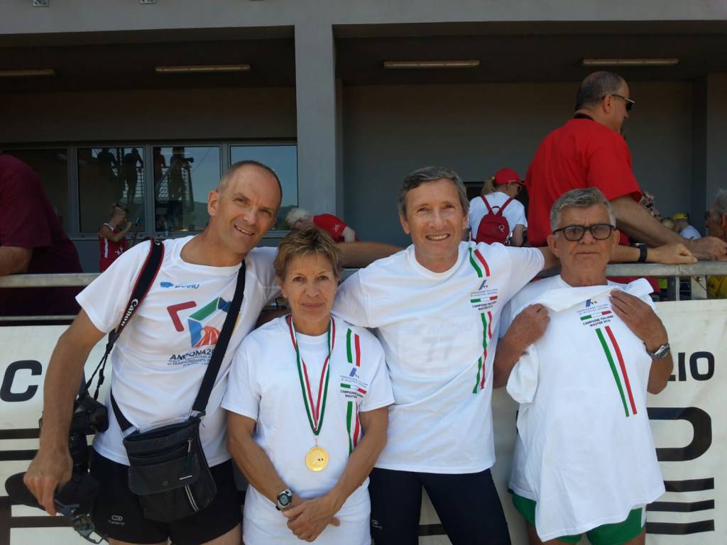 Trasferta trionfale per la Vittorio Alfieri Asti ai Tricolori Master di Arezzo