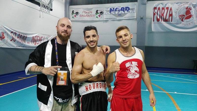 Week end di vittorie per la Skull Boxe con Pietro Cardona e Nourdine Hassan