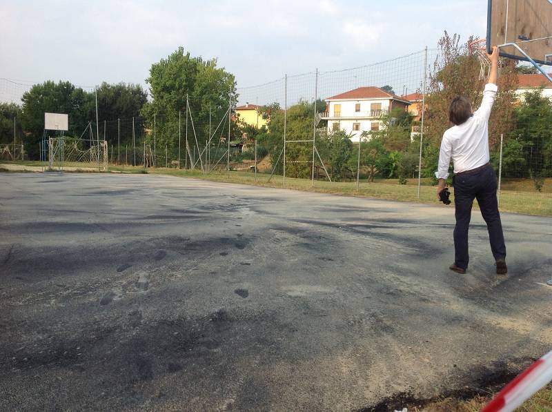 Asti, iniziati i lavori di ristrutturazione degli impianti sportivi in via Madre Teresa di Calcutta