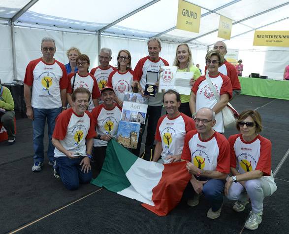 Gli Ambasciatori della Città di Asti si fanno valere alla Maratona di Tallin
