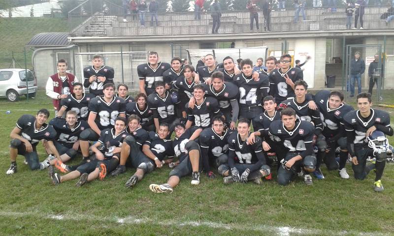 Football Americano: nel campionato Under 16 sconfitta per il Team Blacks