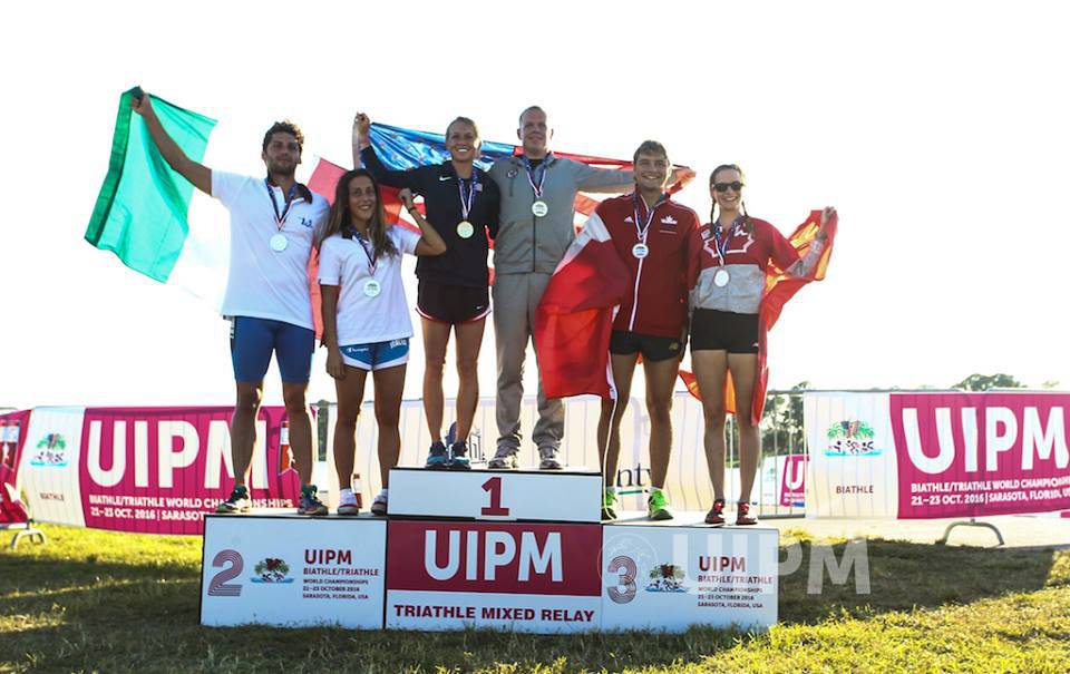 Medaglia d'argento per Nicole Campaner ai Mondiali di Triathle nella staffetta mista