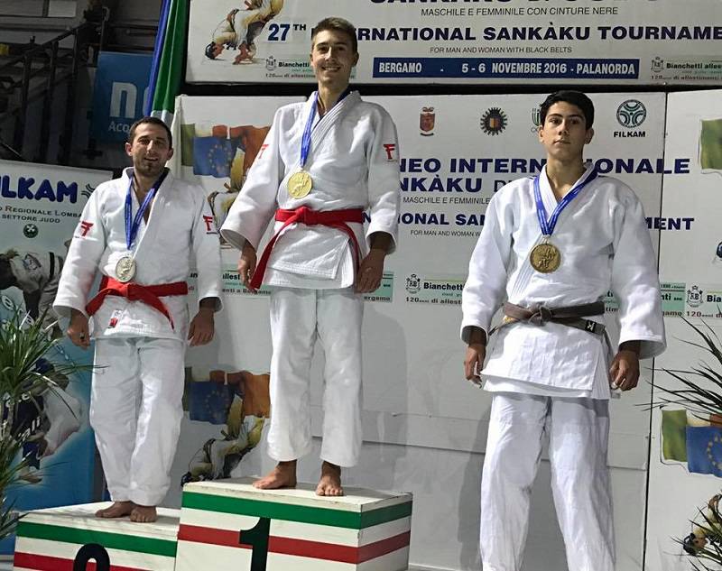 Al Trofeo Internazionale Sankaku di judo vittoria e cintura nera per Matteo Malabaila