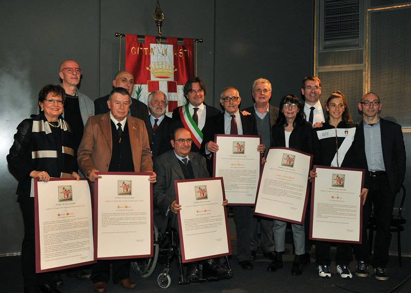 Cerimonia di conferimento dell'Ordine di San Secondo per Alice Sotero