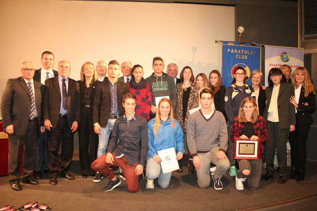 L'oro olimpico Fabio Basile e i premiati Studio&Sport protagonisti del Panathlon Day di Asti (foto)