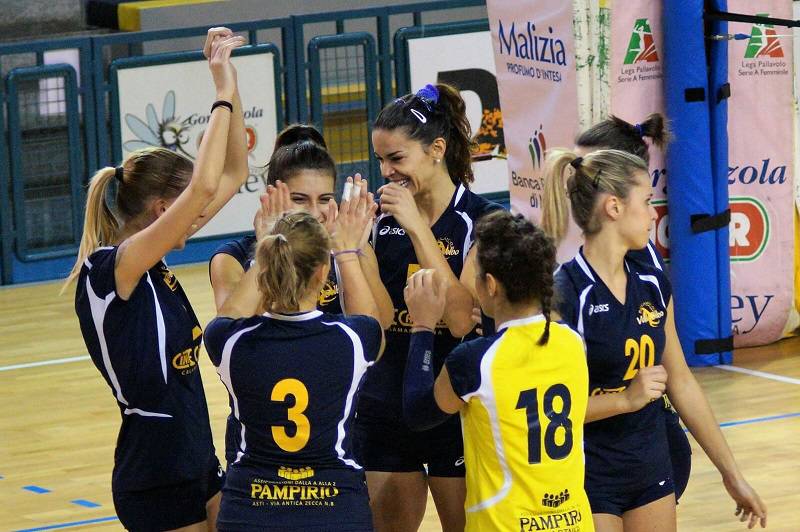 La Pallavolo Valle Belbo soffre ma vince anche a Trecate