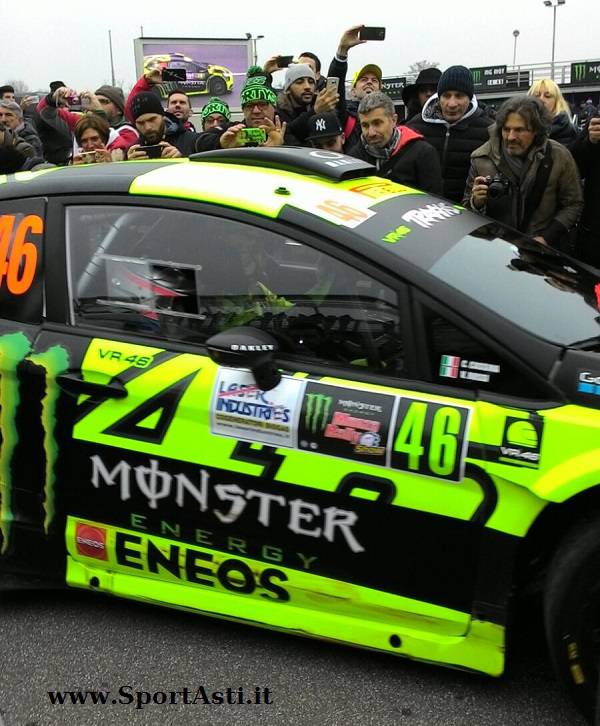 Valentino Rossi vincitore del Monster Energy Monza Rally Show