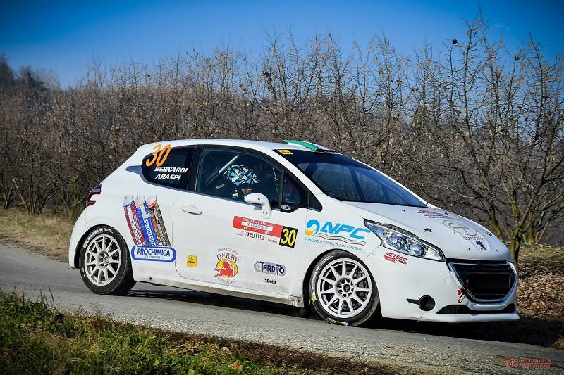 Una piroetta sul ghiaccio nega la chiusura del Rally Day Grappolo a Giorgio Bernardi e Daniele Araspi