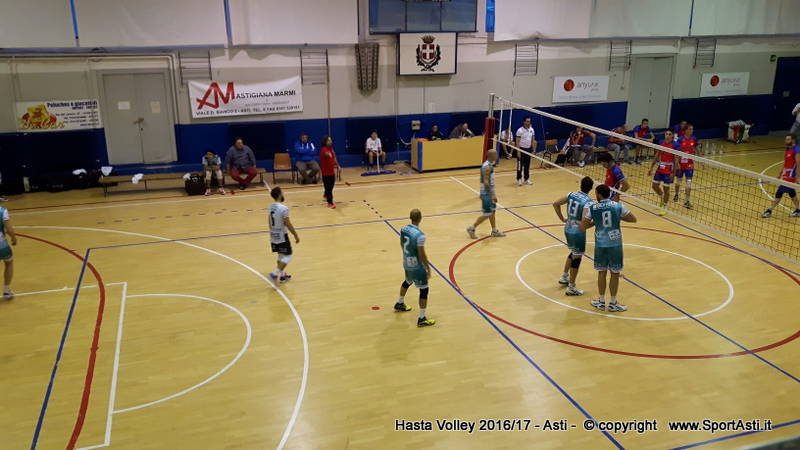 L’Hasta Volley sconfitta in trasferta sul parquet di Garlasco
