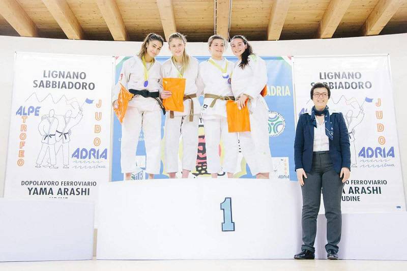 Ottimo secondo posto al Trofeo Alpe Adria di Judo per Francesca Marchisio