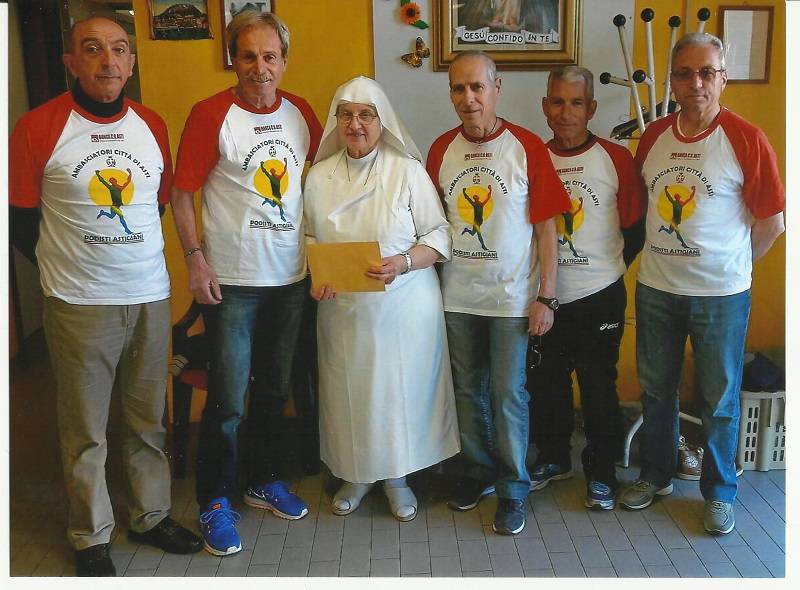 Donazione degli Ambasciatori dello Sport della Città di Asti alla mensa di corso Genova