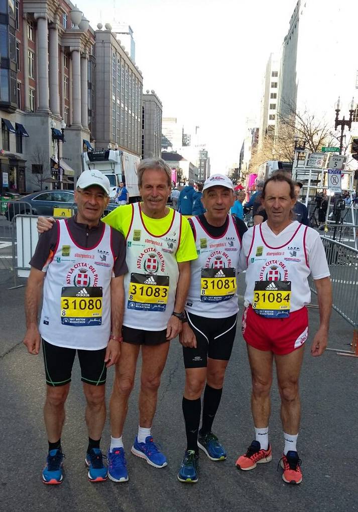 Indimenticabile esperienza alla Boston Marathon 2017 per quattro Ambasciatori dello Sport di Asti
