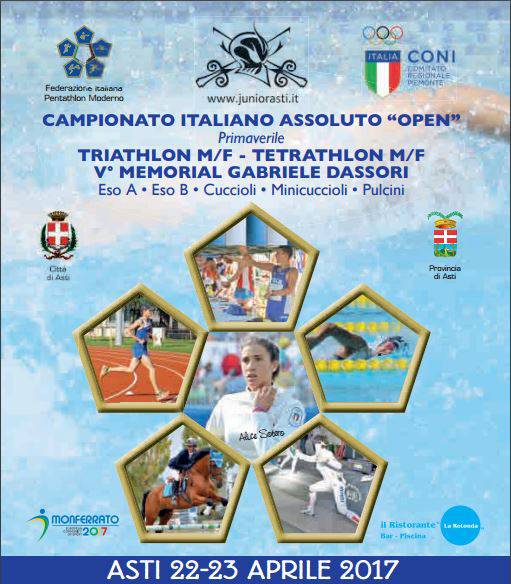Nel week end ad Asti i Campionati Italiani di Triathlon e Tetrathlon