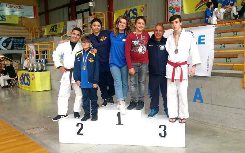 Gli Amici del Judo Piemonte fanno il pieno di medaglie ai Campionati Nazionali Aics