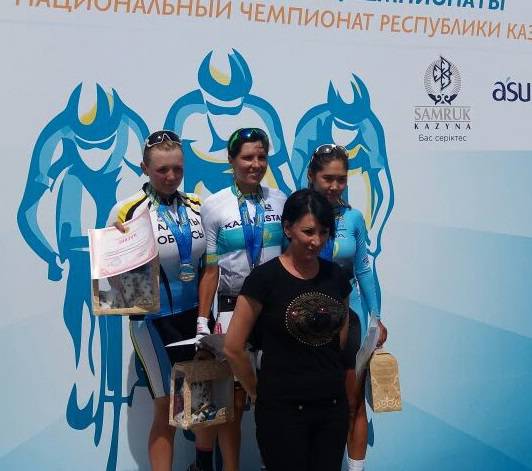 Natalya Sokovnina del Team Servetto Giusta AluRecycling è Campionessa Nazionale del Kazakistan
