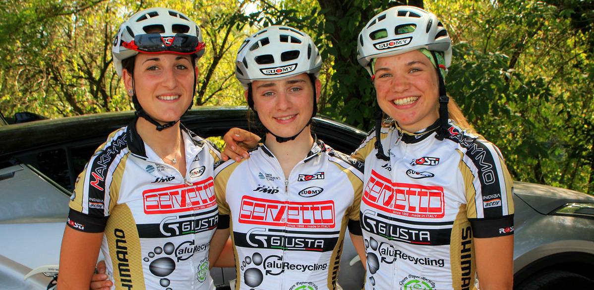 Le atlete del team servetto Giusta AluRecycling protagoniste in Brasile e a Noventa di Piave