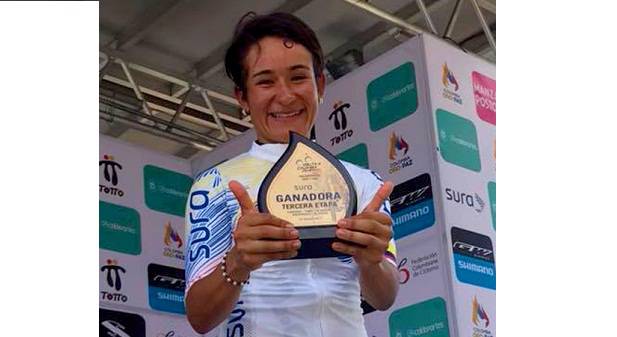 Ana Cristina Sanabria Sanchez sempre leader della Vuelta a Colombia