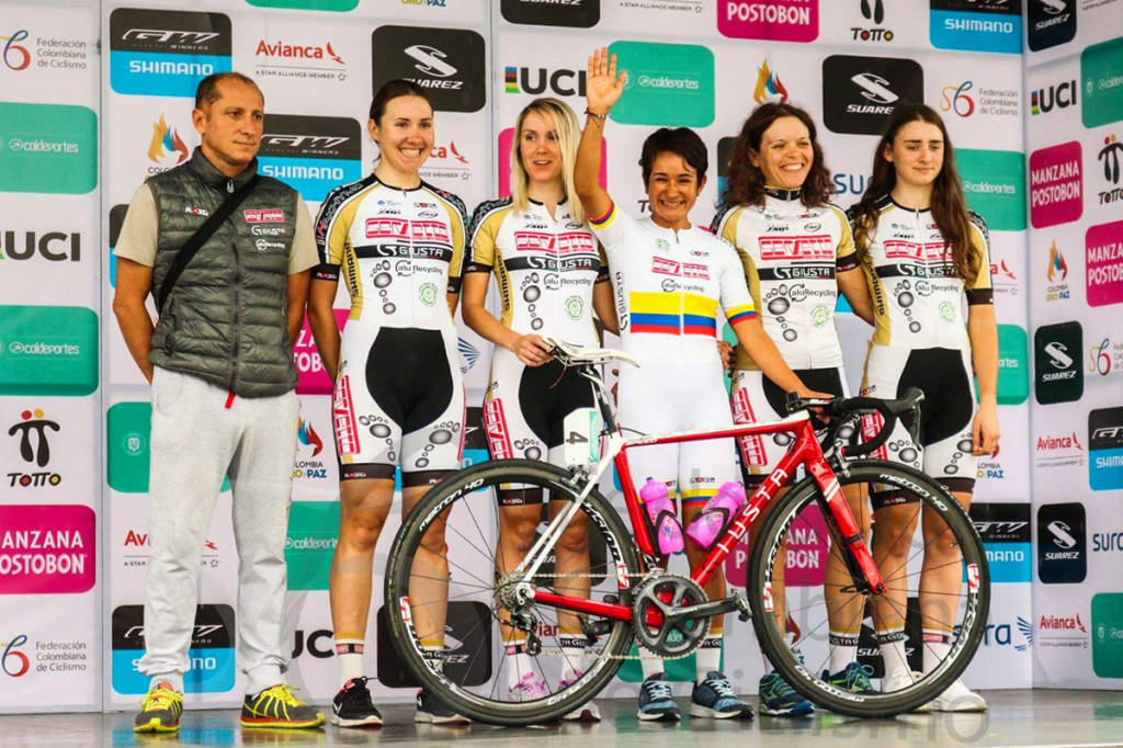 Letizia Borghesi della Servetto Giusta Alurecycling sfiora il successo nella seconda tappa della “Vuelta a Colombia”