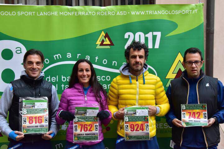 Tanti gli astigiani all’8a Ecomaratona del Barbaresco e del Tartufo Bianco d’Alba: i risultati
