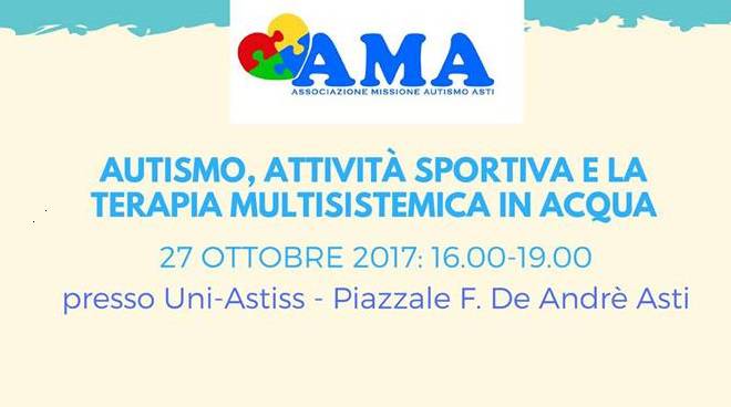Venerdì ad Asti il seminario formativo dell’AMA sulla Terapia Multisistemica in acqua