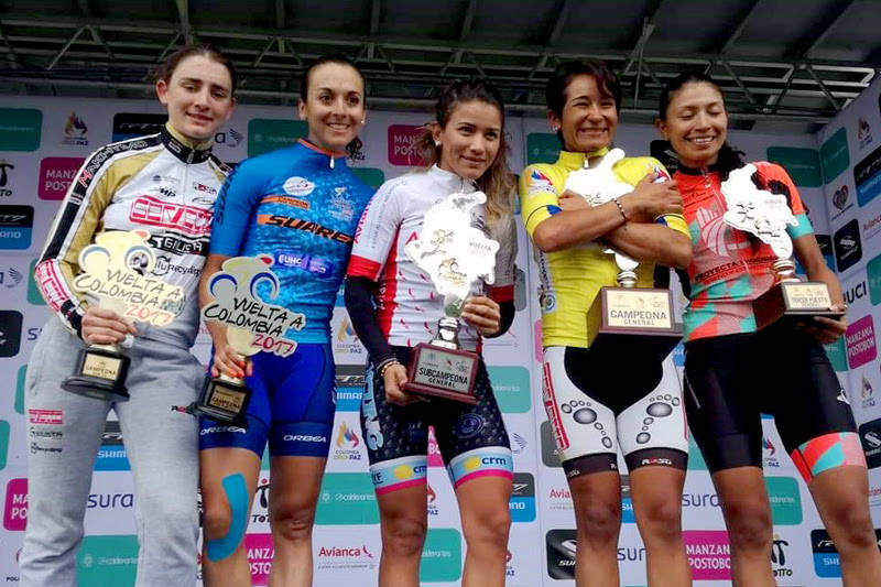 In Colombia il Team Servetto Giusta AluRecycling fa festa con Ana Cristina Sanabria Sanchez e Letizia Borghesi