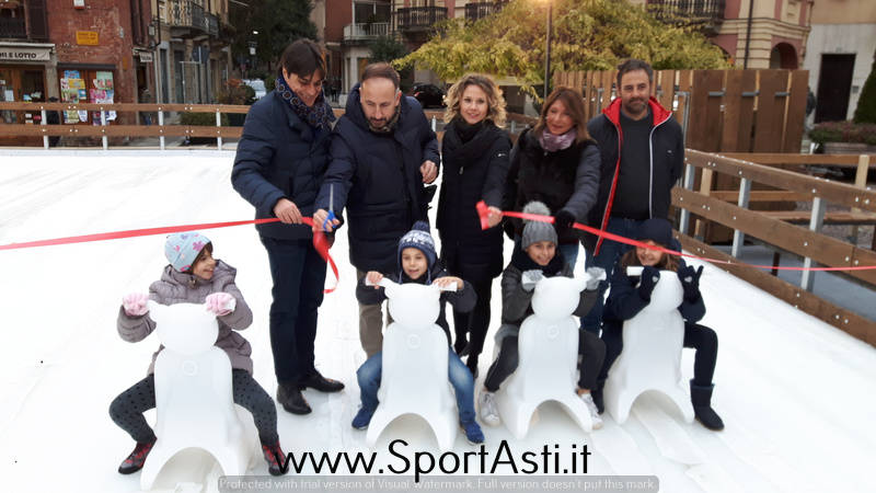 Inaugurazione Pista pattinaggio Asti 2017