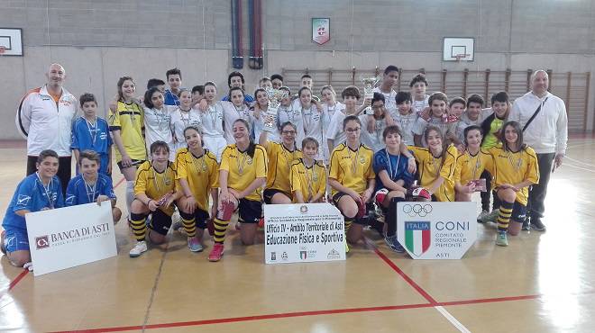 L’I.C. di San Damiano d’Asti vince i Campionati Studenteschi di calcio a 5