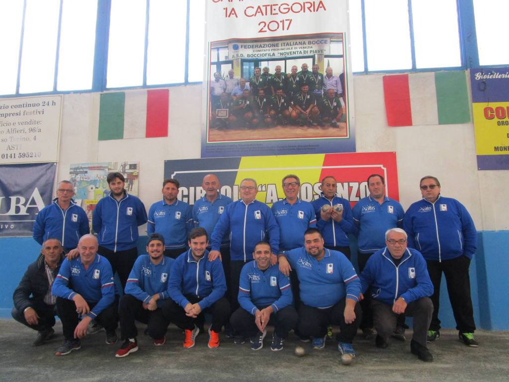 Bocce: inizia male l’anno nuovo il Nosenzo in Promozione; iniziato il campionato di Prima Categoria