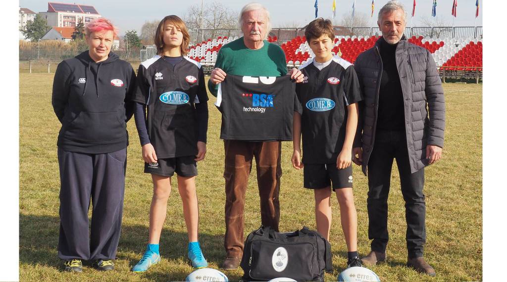 All’esordio della formazione Under 14 presentata la nuova divisa dello Junior Asti Rugby