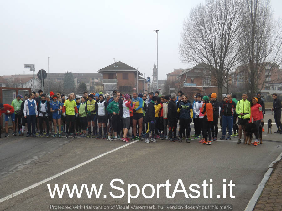 Asti, un centinaio di podisti al via della 2a Corsa dell’Amicizia