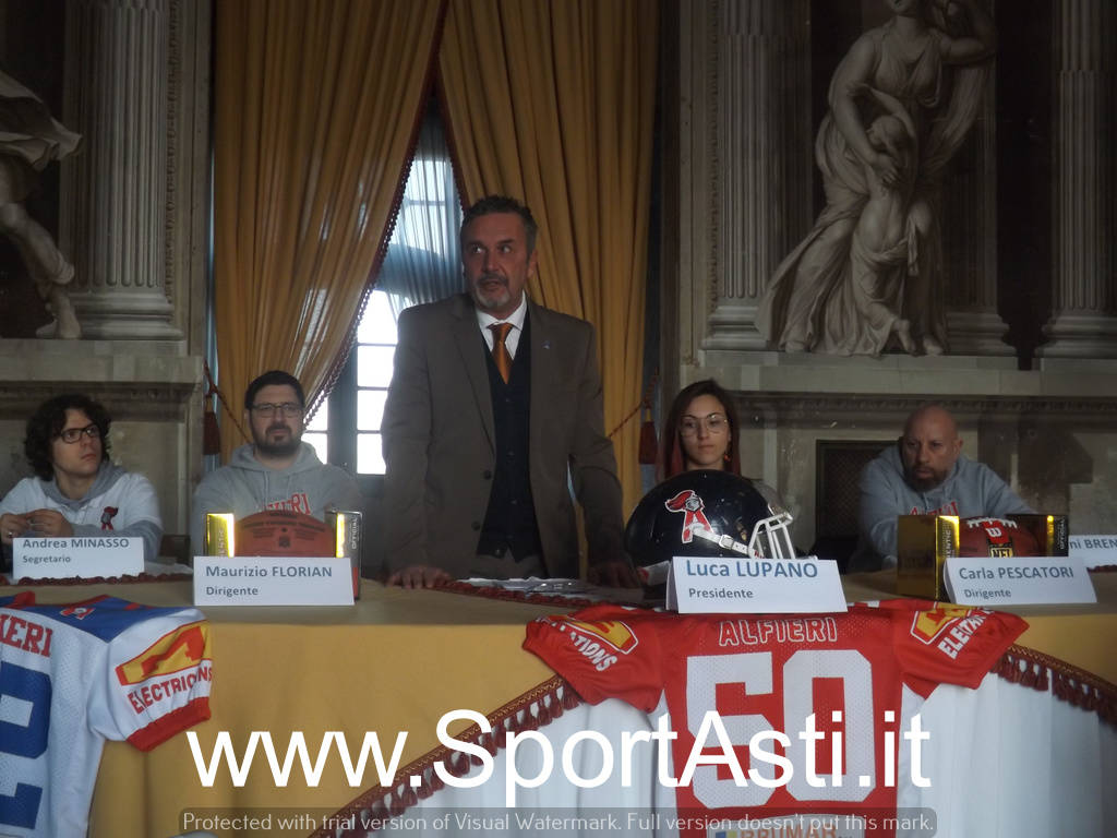 Presentazione Alfieri Asti Football American Team