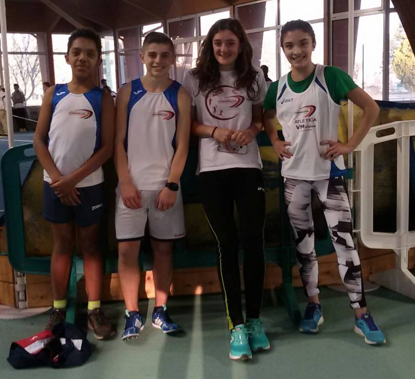 Brillante chiusura di stagione indoor per i giovani atleti della Polisportiva Mezzaluna