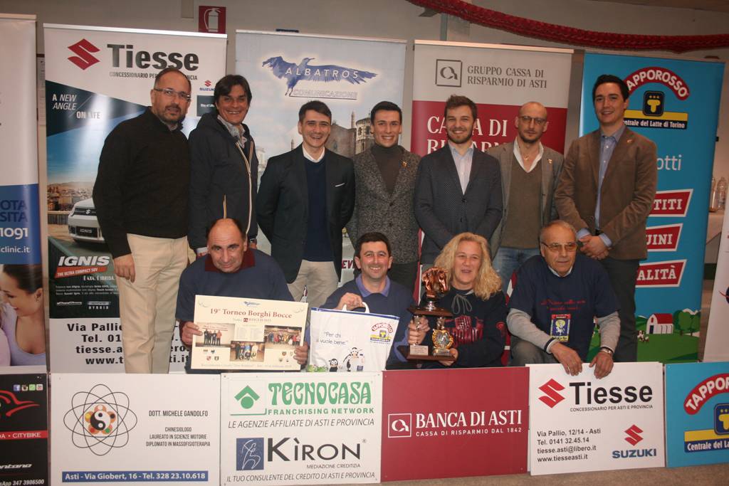 San Damiano si aggiudica la 19a edizione del Torneo dei Borghi di Bocce