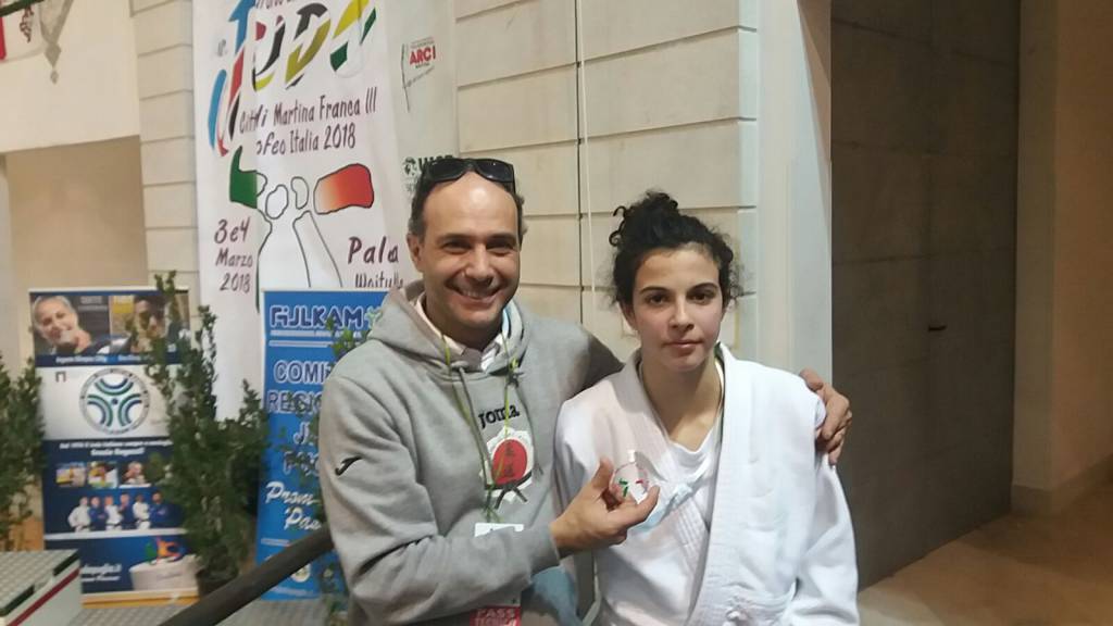Annalisa Cavagna del Judo Olimpic Asti sale sul podio al Trofeo Italia