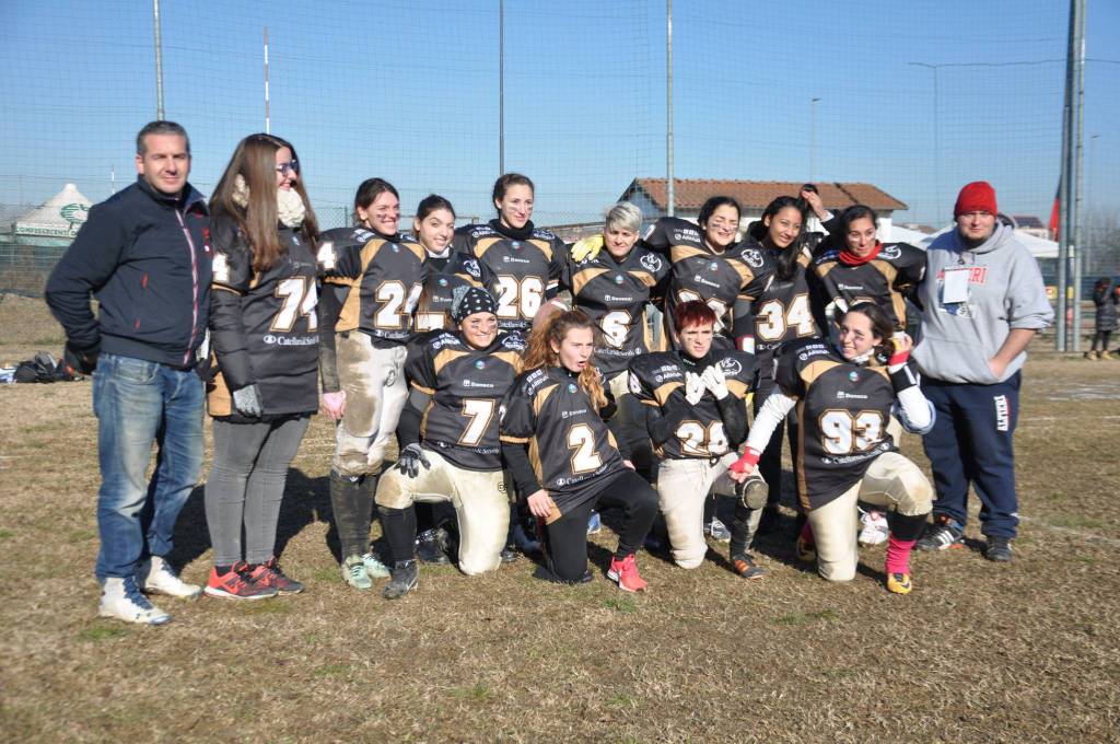Impegnativa trasferta a Bologna per le Arciere Asti Female American Football Team