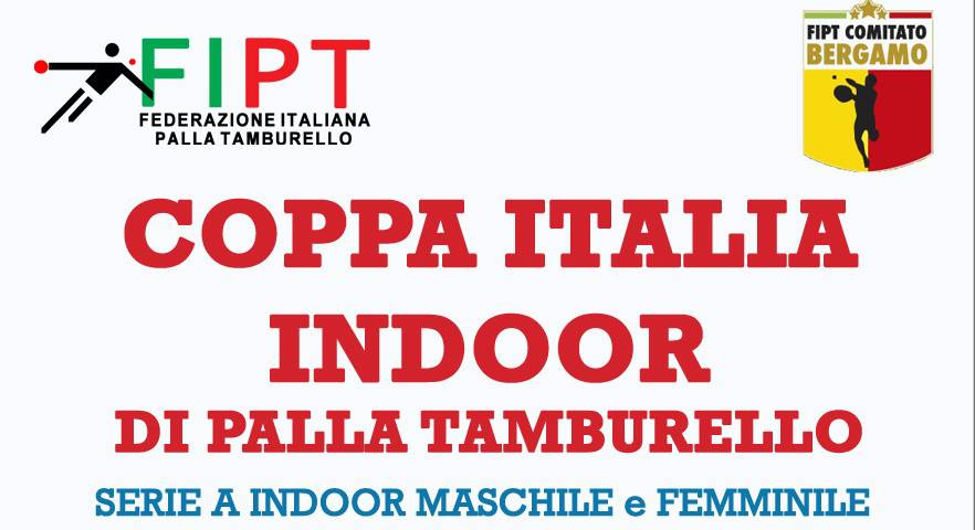 locandina coppa italia indoor 2018