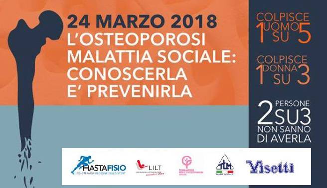 “L’Osteoporosi Malattia Sociale: Conoscerla è prevenirla”, se ne parla ad Asti il 24 marzo