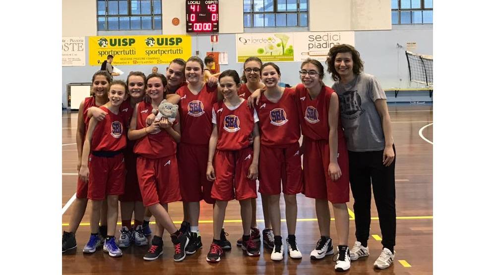 Basket Femminile: prima vittoria per l’Under 13 della SBA; ko in Promozione e Under 16