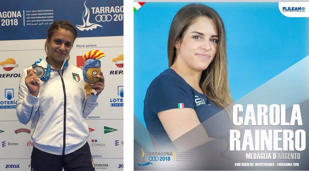 Ai Giochi del Mediterrano strepitosa medaglia d’argento nella lotta libera per Carola Rainero