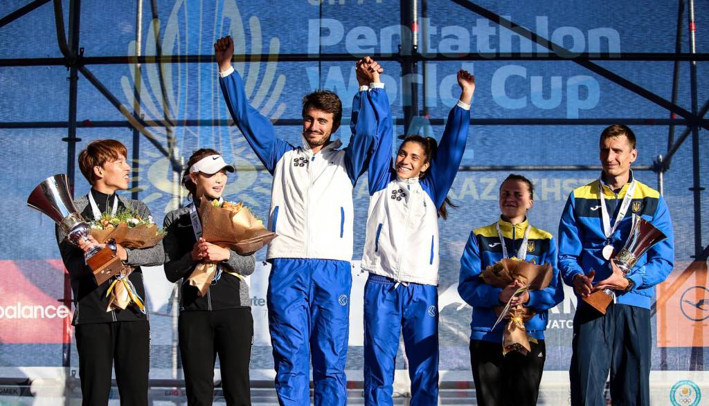 Nella finale di Coppa del Mondo di Pentathlon Moderno medaglia d’oro per Alice Sotero nella staffetta mista con Riccardo De Luca