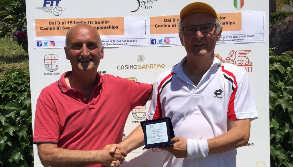 Tennisti astigiani protagonisti in vari tornei, Vittorio Monaco vince a Sanremo