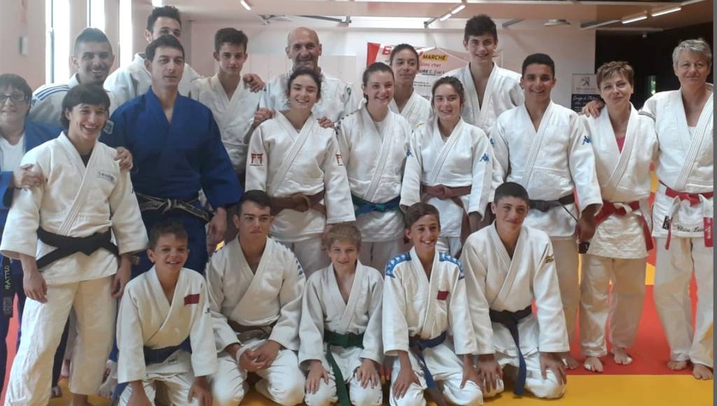 Allenamento in Francia per Simone Piroso degli Amici del Judo Piemonte