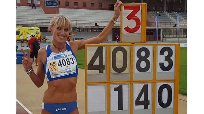 Francesca Juri fantastica medaglia di bronzo ai Campionati del Mondo Master