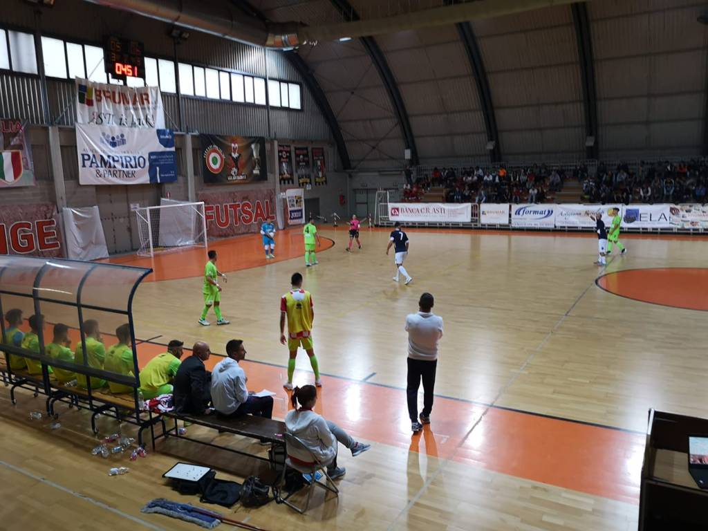 Primo ko in campionato per il Città di Asti battuto in casa dal Futsal Villorba