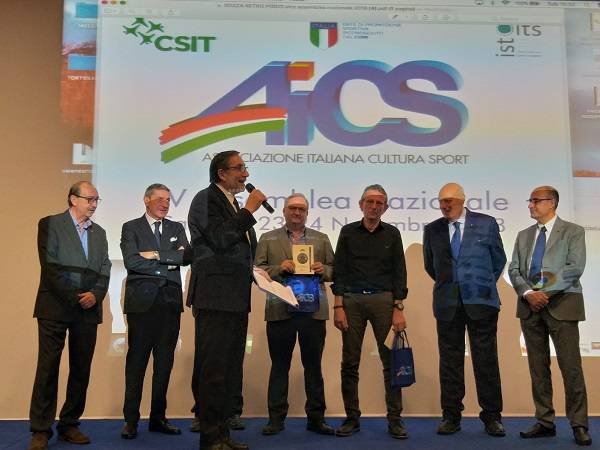A Salerno i riconoscimenti nazionali Aics: doppio premio per il comitato di Asti