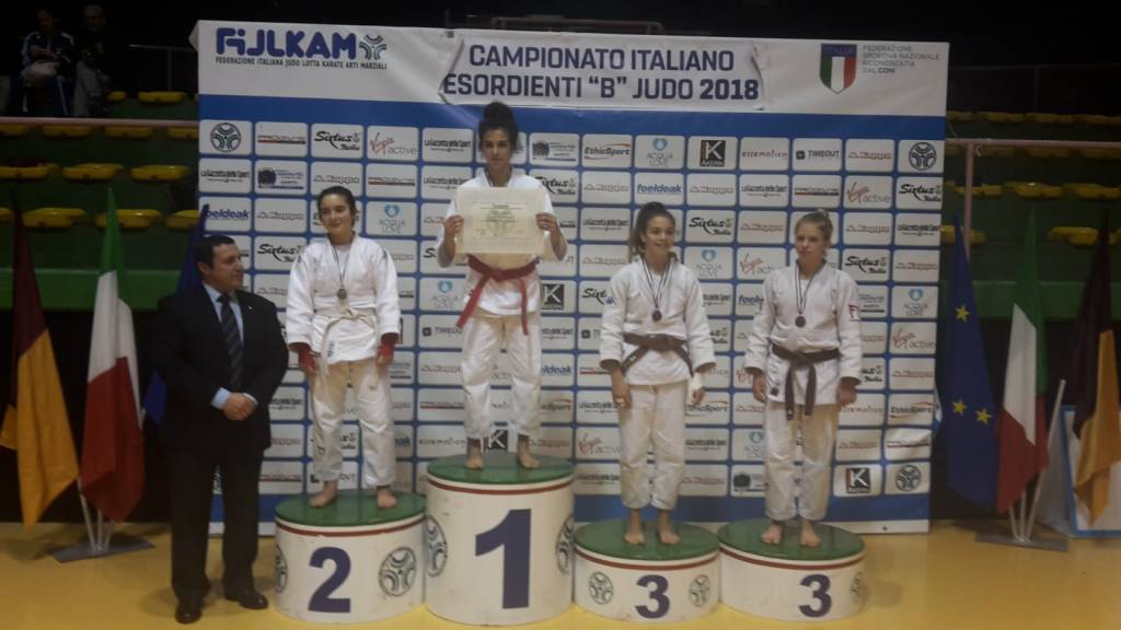 Annalisa Cavagna del Judo Olimpic Asti si laurea Campionessa Italiana Esordienti B