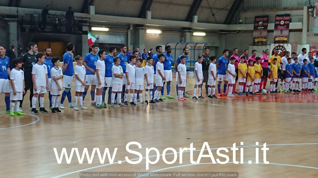 Si chiude nel segno del pareggio la due giorni “amarcord” della Nazionale di Futsal ad Asti