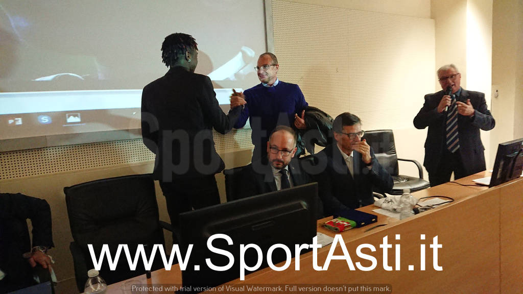 Moise Kean ad Asti testimonial Sport per Tutti