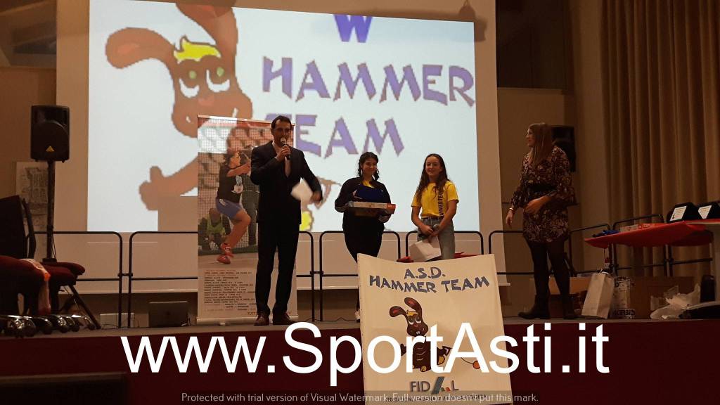 Premiazioni Hammer Team 2018