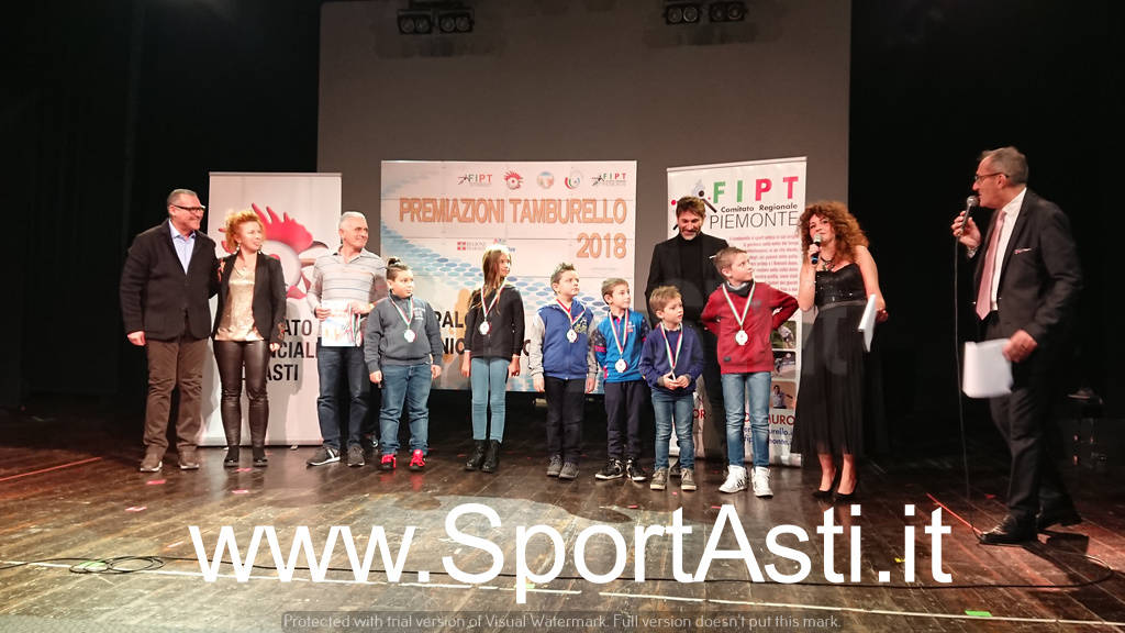 Premiazione Attività Tamburellistica 2018 Asti